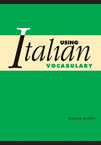 Using Italian Vocabulary von Cambridge University Press
